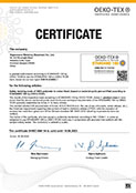 OekoTex Certificate